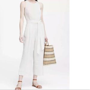 Banana Republic || Linen Jumpsuit White || 6